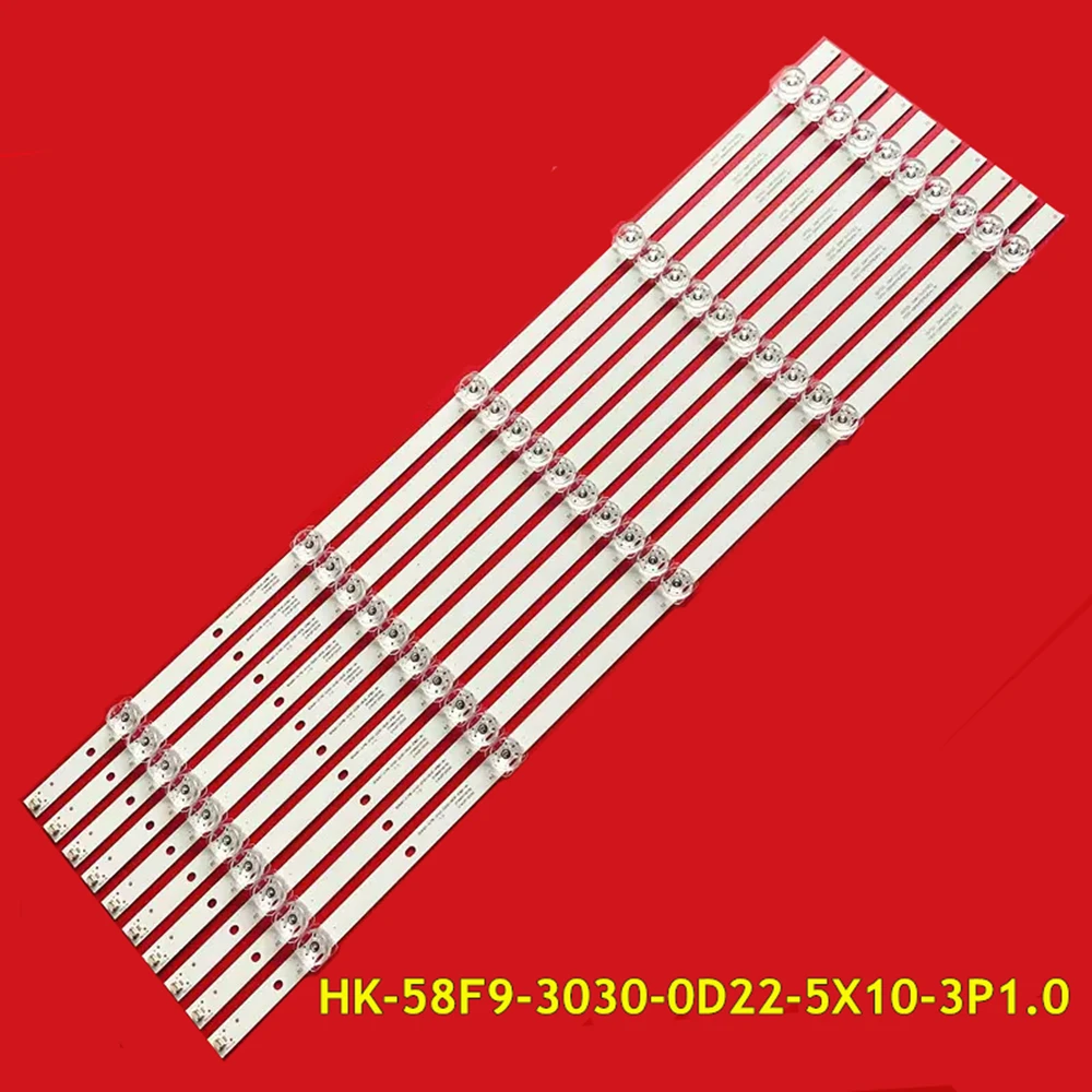 LED TV Backlight Strip for LS58A1 LS58A51 LS58Z51Z 06-58F9-3030-0D22-5X10 HK-58F9-3030-0D22-5X10-3P1.0