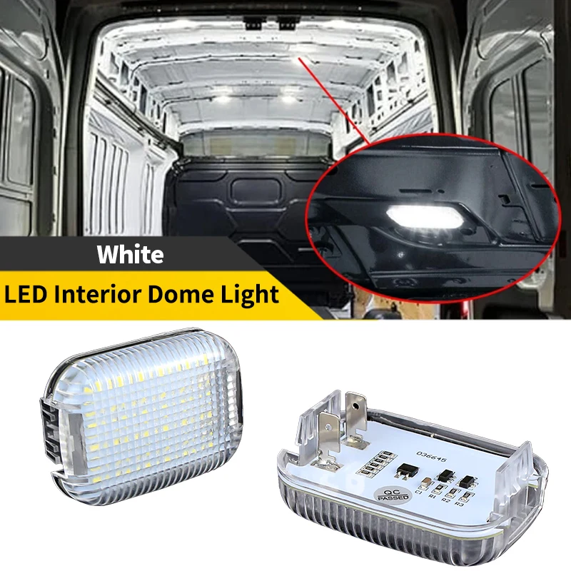 

2PCS LED Interior Car Dome Light Roof Light for Car For Ford Transit 150/250/350/350 HD Van 15-24 Connect 14-23 E-Transit 22-24
