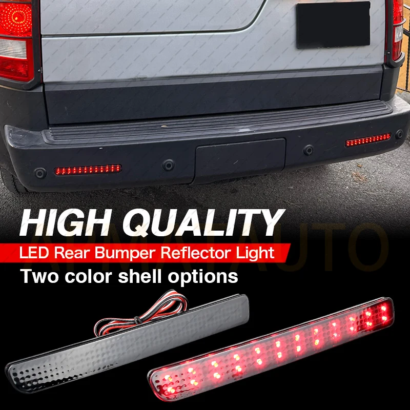

NEW-LED Rear Bumper Reflector Light Red Car Driving Brake Fog Lamp for Land Rover Discovery 3 4/L320 2005-2013