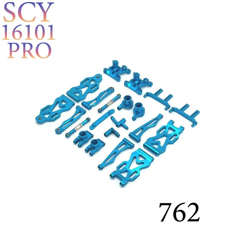 SCY 16101 16102 16103 16201 16101 Pro RC Car 1:16 Blue Upgraded Metal Spare Parts Model 4WD/Original Spare Parts 6312 6313 6314