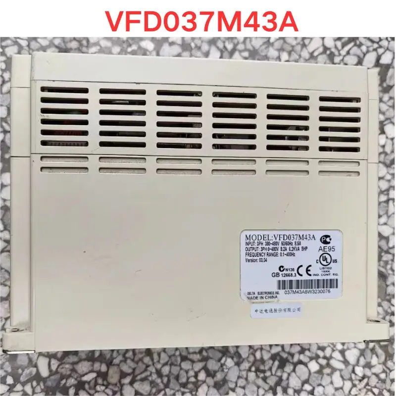 Used VFD037M43A inverter Functional test OK Fast delivery