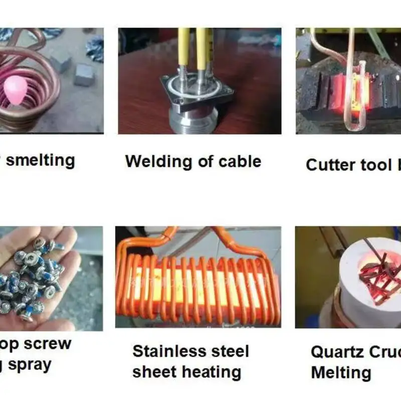 Electromagnetic Induction Heating Equipment Copper Tube Soldering Paint Removal hine
