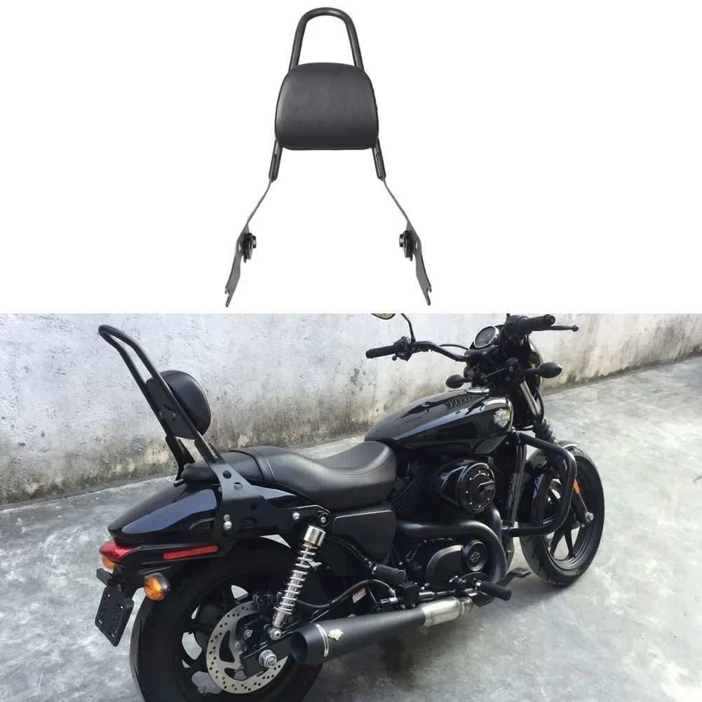 

Motorcycle Rear Adjustable Detachable Backrest Sissy Bar for Harley Davidson Street 500/750 2015 2016 2017 Black