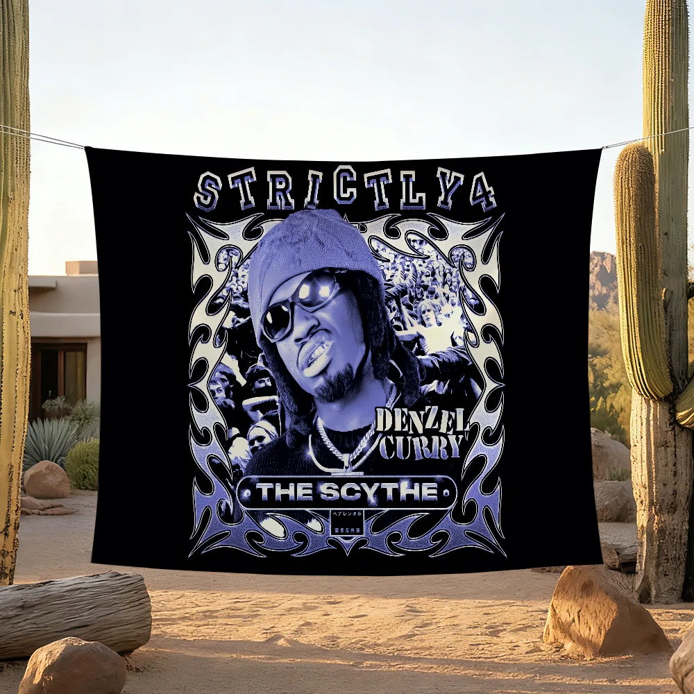 Rapper D-Denzel Curry Music New 2026 flag For Camping Party Picnic Studio Booth Background Wall Interior Decoration Banner