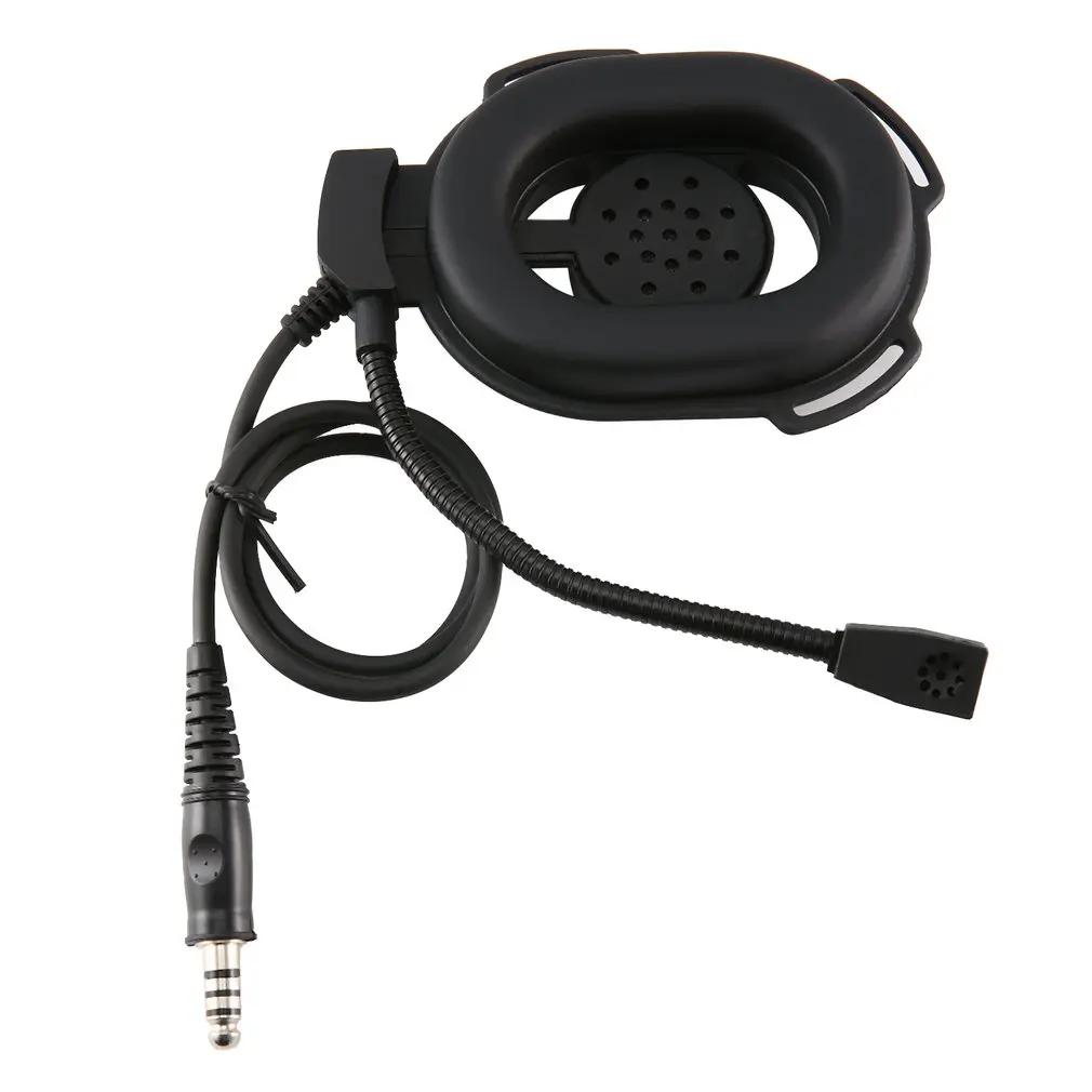 2 Pin Earphone With Microphone Ptt Earpiece Headset For For Baofeng Uv5r 888 S Radio