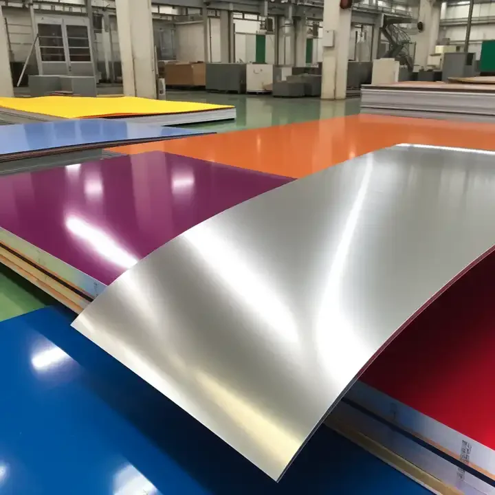 Hoja de aluminio de Metal multicolor, 210x300mm, 0,45mm de espesor, máquina de fibra óptica, prueba de marcado láser, grabado de tarjetas de visita