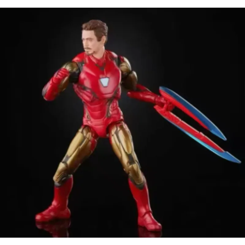 Figuras de Anime Originales de Hasbro Marvel Legends Series The Infinity Saga, Iron Man 85 y Thanos, Colección de Modelos