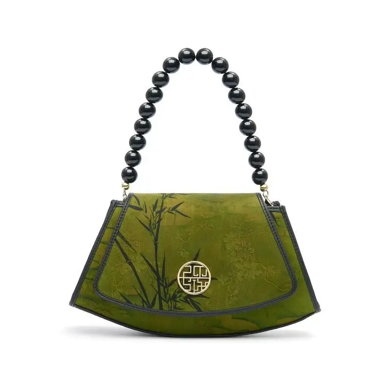 2026 Chinese Style Women\'s Bag Cheongsam Mother Bag Middle-aged All-in-one Large Capacity Single Shoulder Crossbody Handbag