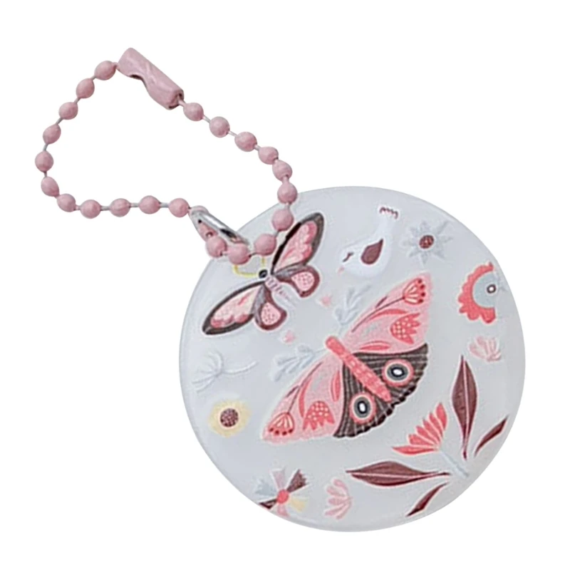 Ladies Girls Acrylic Butterflies Keychain Phone Pendant Chain Phone Cases Trinket Phone Protective Shell Hang Buckle