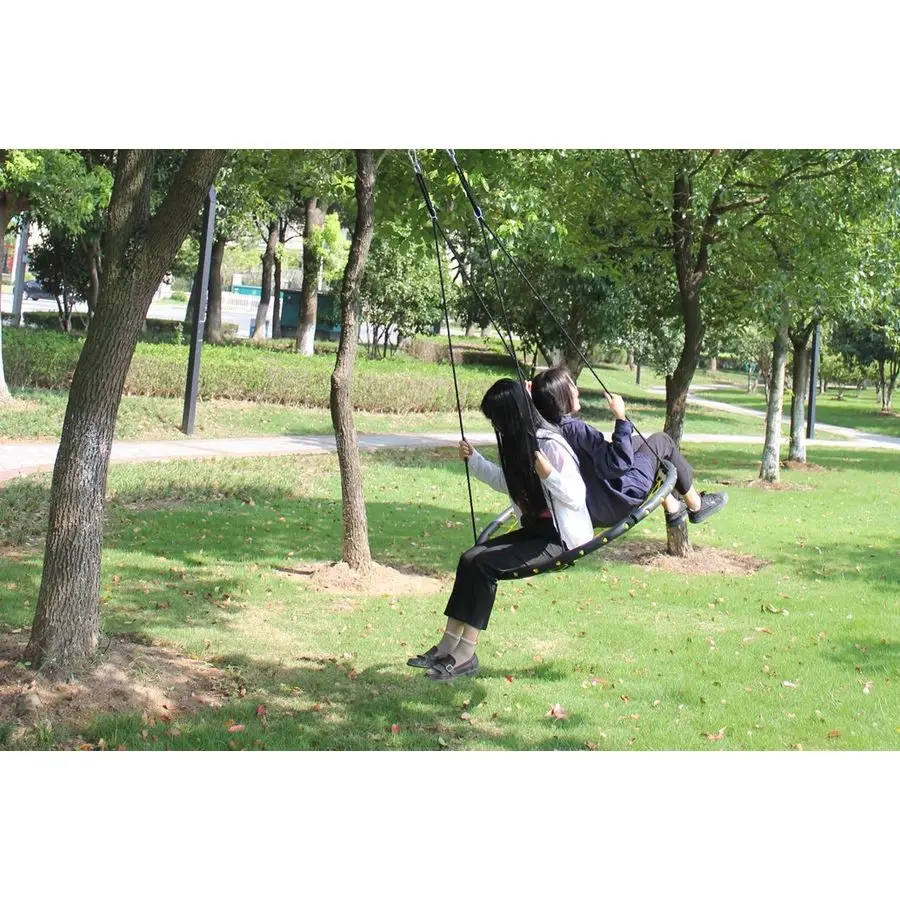 

Rope Swing Nest Web Hanging Swing Seat Sets Heavy Duty for Garden Backyard Outdoor for Kids Children Adult