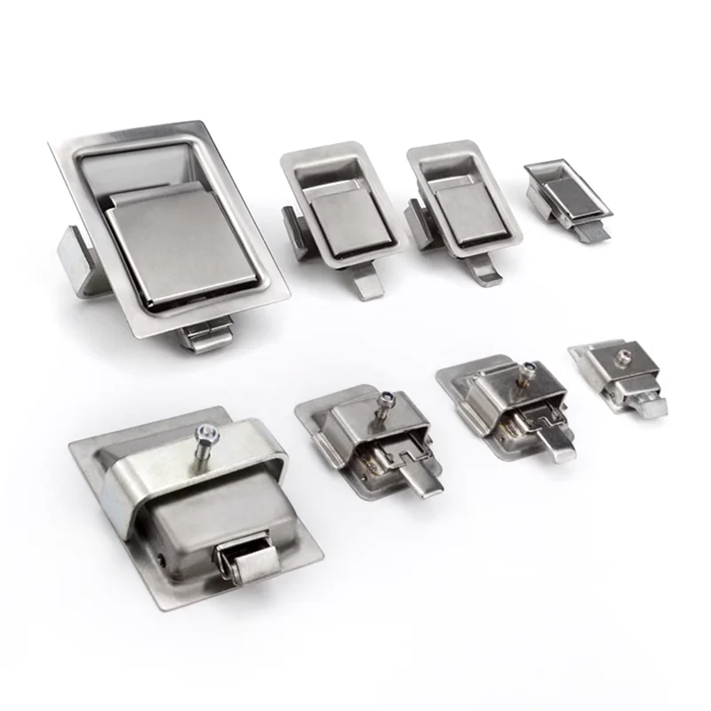 RV Trailer Camper Eingangstürschloss RV Truck Türschloss Ersatz Doppelte offene Tür mit Riegel Computerschlüssel Türgriff Werkzeugkasten