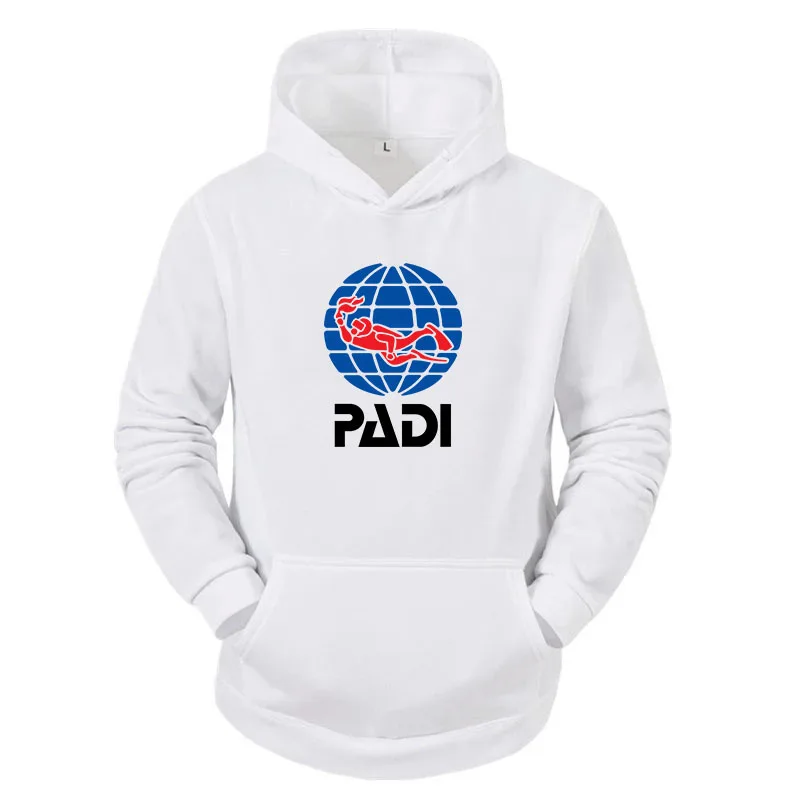 2022 Men\'s Selling Scuba Driver Padi  Printed Sweatshit Swimming Diving Clothes Men/Women Spring Autumn Fashion Hoodies Top