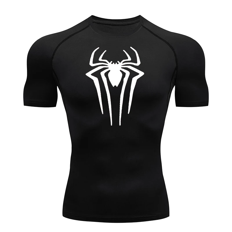 2026 Compression T Shirt Men Short Sleeve Sport Tees Fitness Running Sportsear Men Gym Elastic Quick Dry Jogging T-shirt Tops