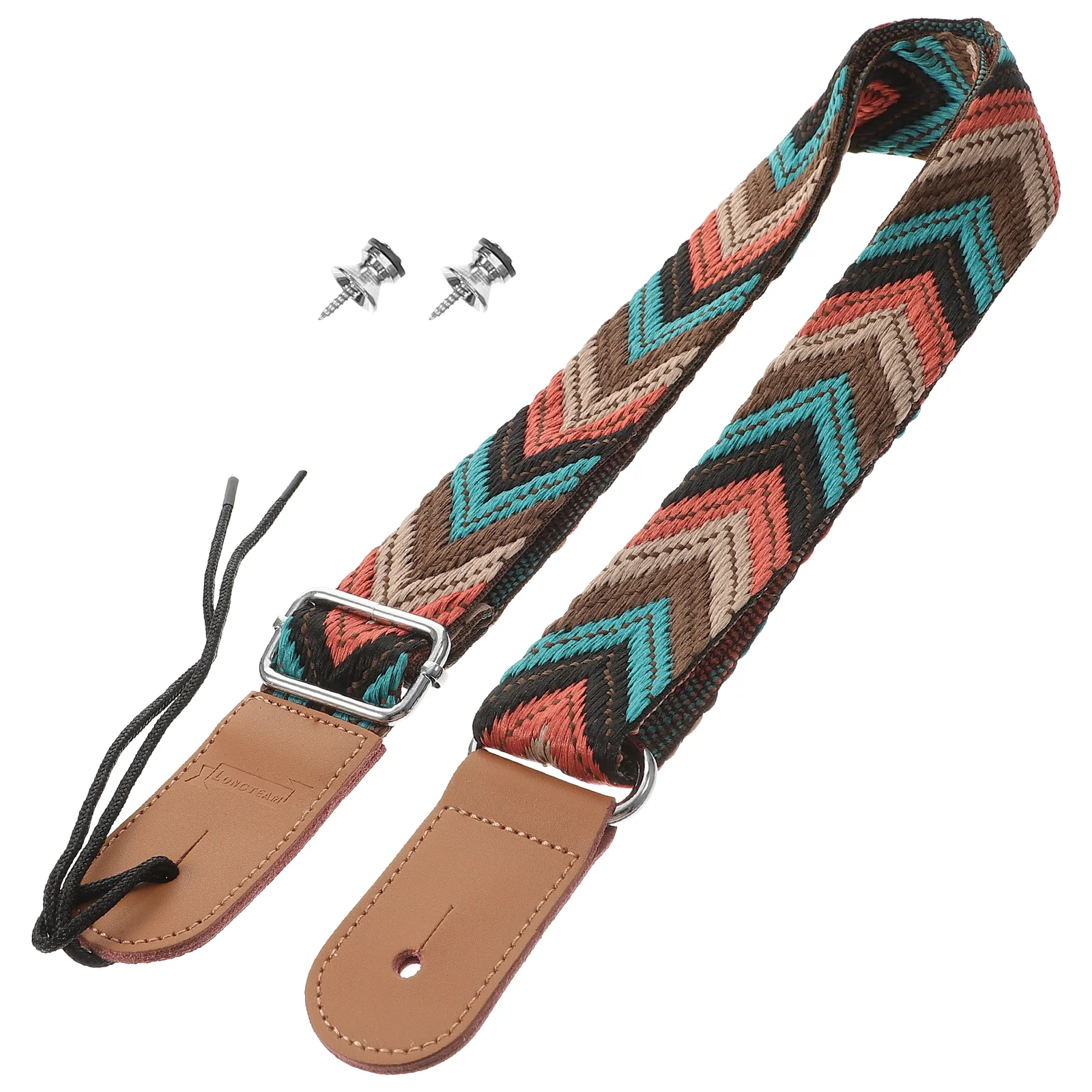 

Piano Belt Guitar Straps Bohemian Style for Kids Ukulele Supply Vintage Acoustic Nylon Bass Child Creative