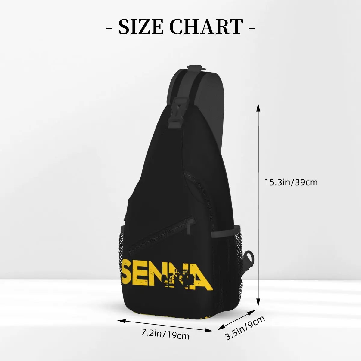 Aksesoris tas ransel คาดลำตัว Ayrton Senna สำหรับผู้หญิงกระเป๋าคาดเอวทันสมัย