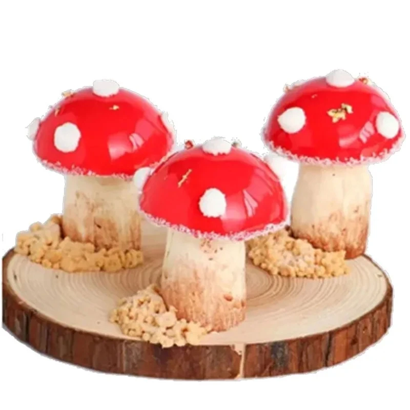 3D Multifunction Mushroom Shape Molds Mousse Cake Making Silicone Mushroom Mousse Moulds for Wedding Party Ornaments 87HA