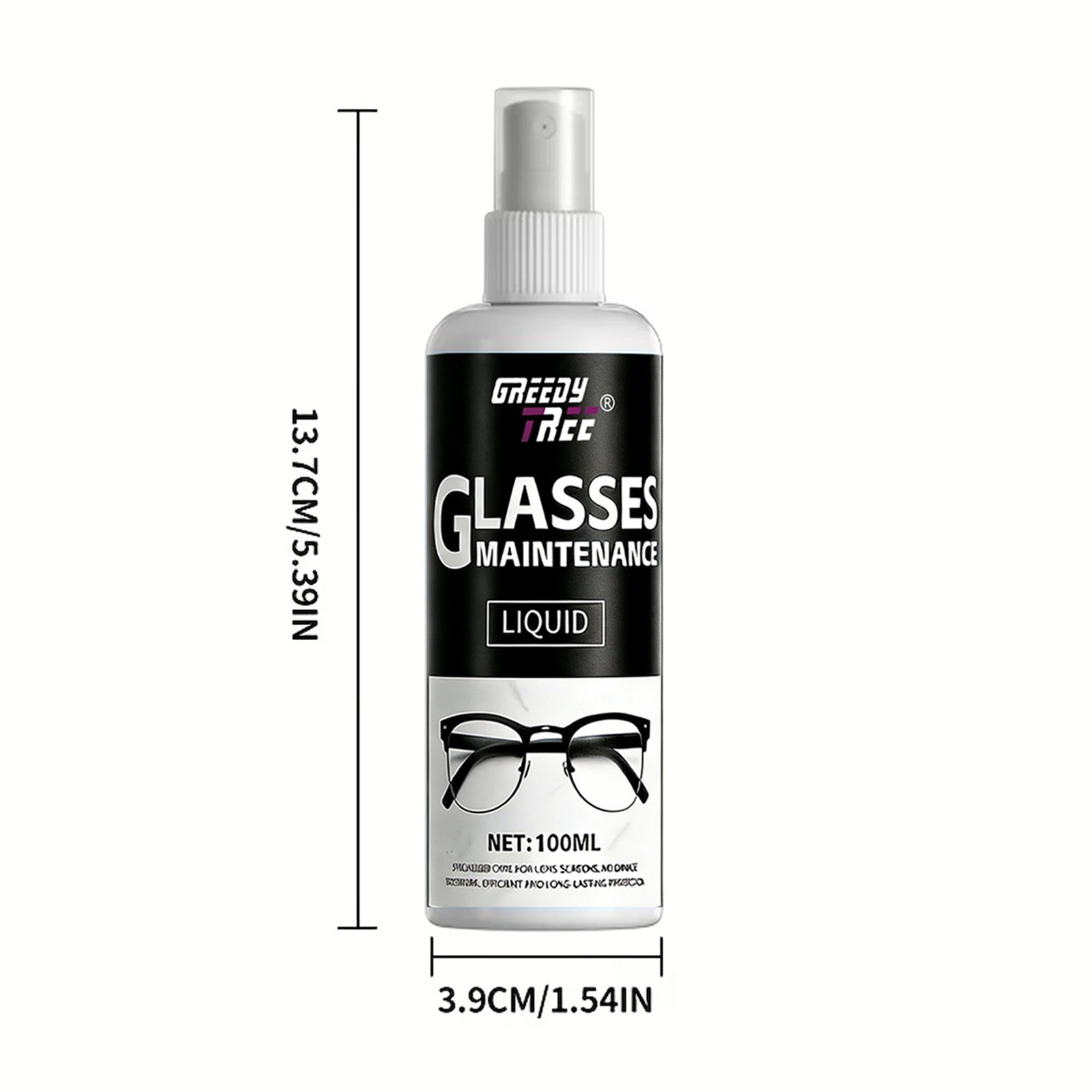 Brillenreinigungsspray - Linsenreinigungsflüssigkeit mit Gratis Mikrofasertuch, Anti-Beschlag & Kratzschutz für Brillen, Bildschirme – Detail 7