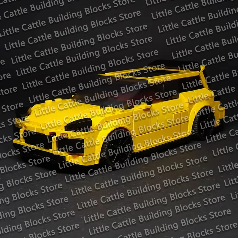 QWERT City Car Model MOC Building Bricks Luxury Sport Utility Vehicle Modular Technology Children Holiday Gifts Assemble Toys