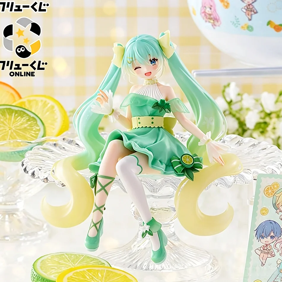 New Hatsune Miku Anime Figurine Kawaii Citrus Miku Figurine Gk Statue Model Doll Collection Room Desk Decoration Toys Gift view 3