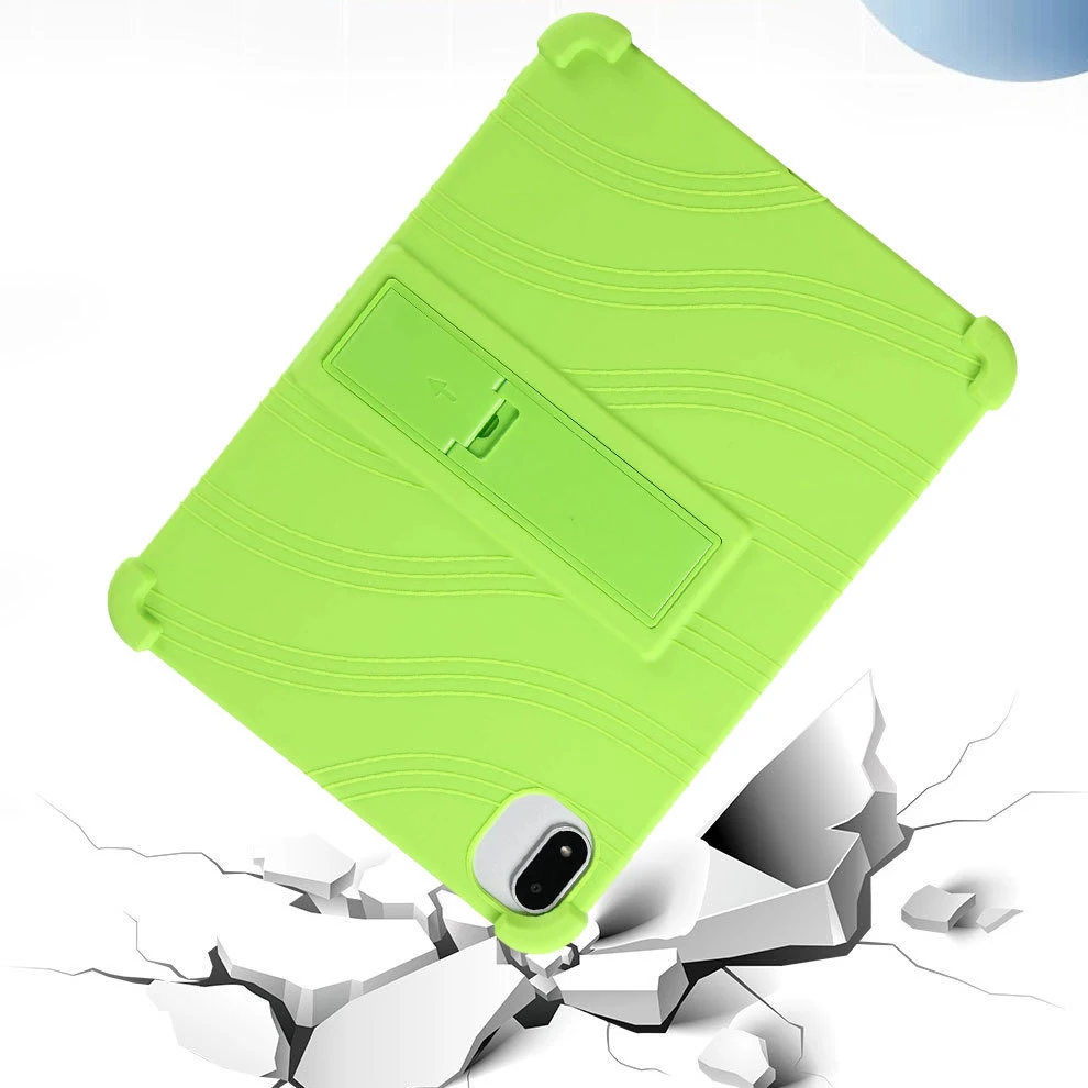 

Чехол для планшета Android для OPPO Pad 5/OPPO Pad Air 5 12,1 дюйма, противоударный силиконовый чехол, защитная задняя панель, складная регулируемая подставка, наклейка