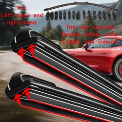 2x for BYD Atto 3 Yuan Plus 2021 2022 Car Boneless Frameless Wiper Blades Rubber Cutter Windshield Windows Replacement Cleaning