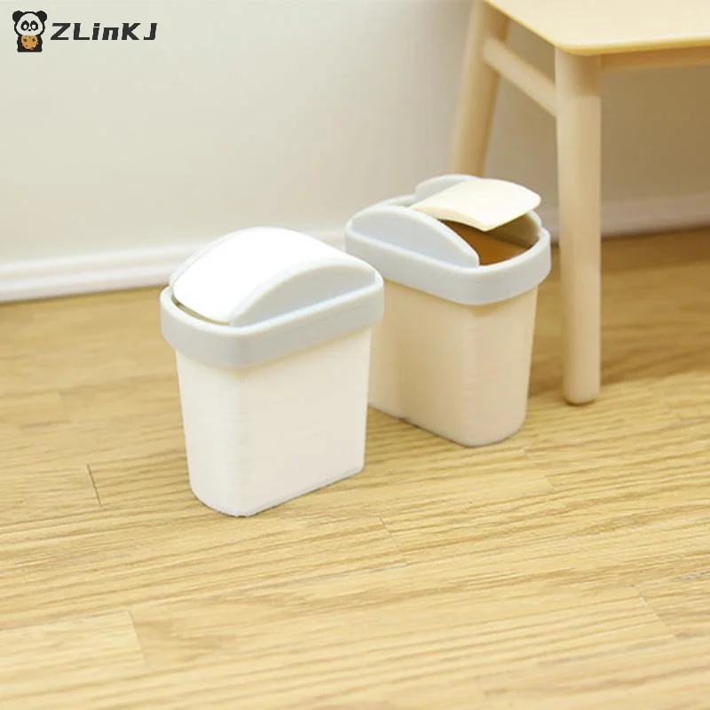 ▶ 1 قطعة غطاء الوجه الصغير سلة المهملات مزبلة لعبة صغيرة نموذج المشهد بيت الدمية اكسسوارات محاكاة سلة مهملات صغيرة #3