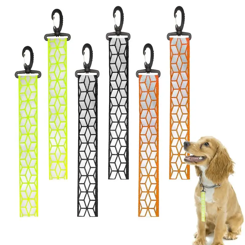 15cm Reflective Keychains High Visibility Reflector Pendant Traffic Safety Marker For Night Cycling Bag Accessories Car Keyrings