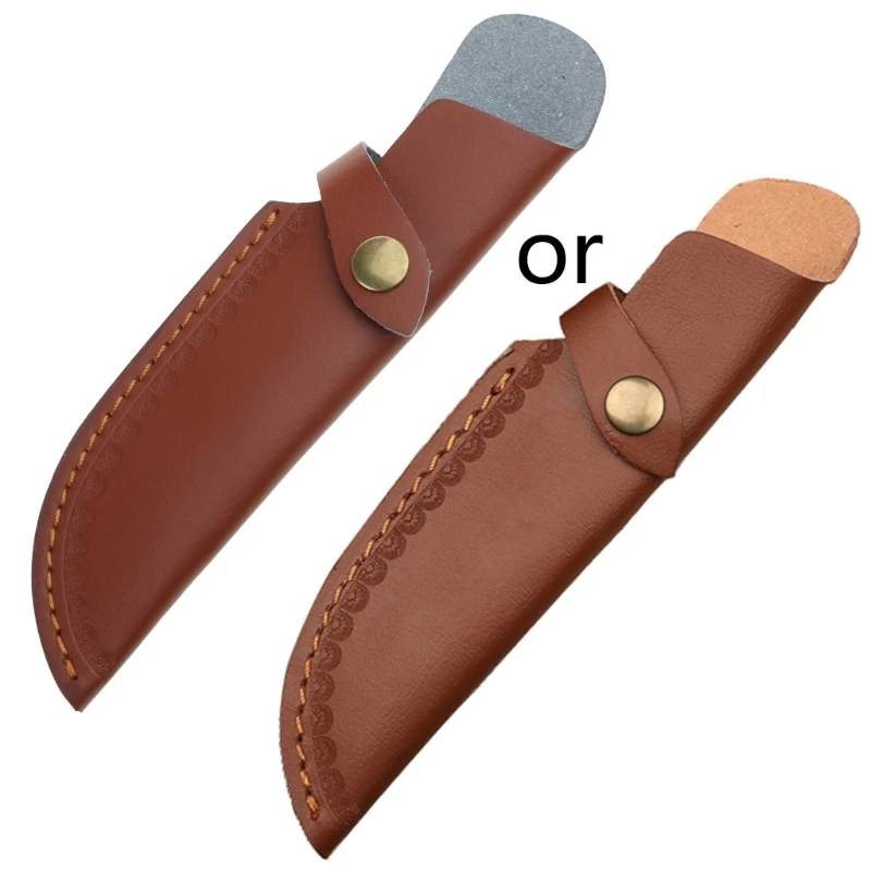 Leathers Fixed Buckle Knife Sheath with Closure Knife Holsters Multipurpose Sheath Portable Folding Knife Cover Dropship