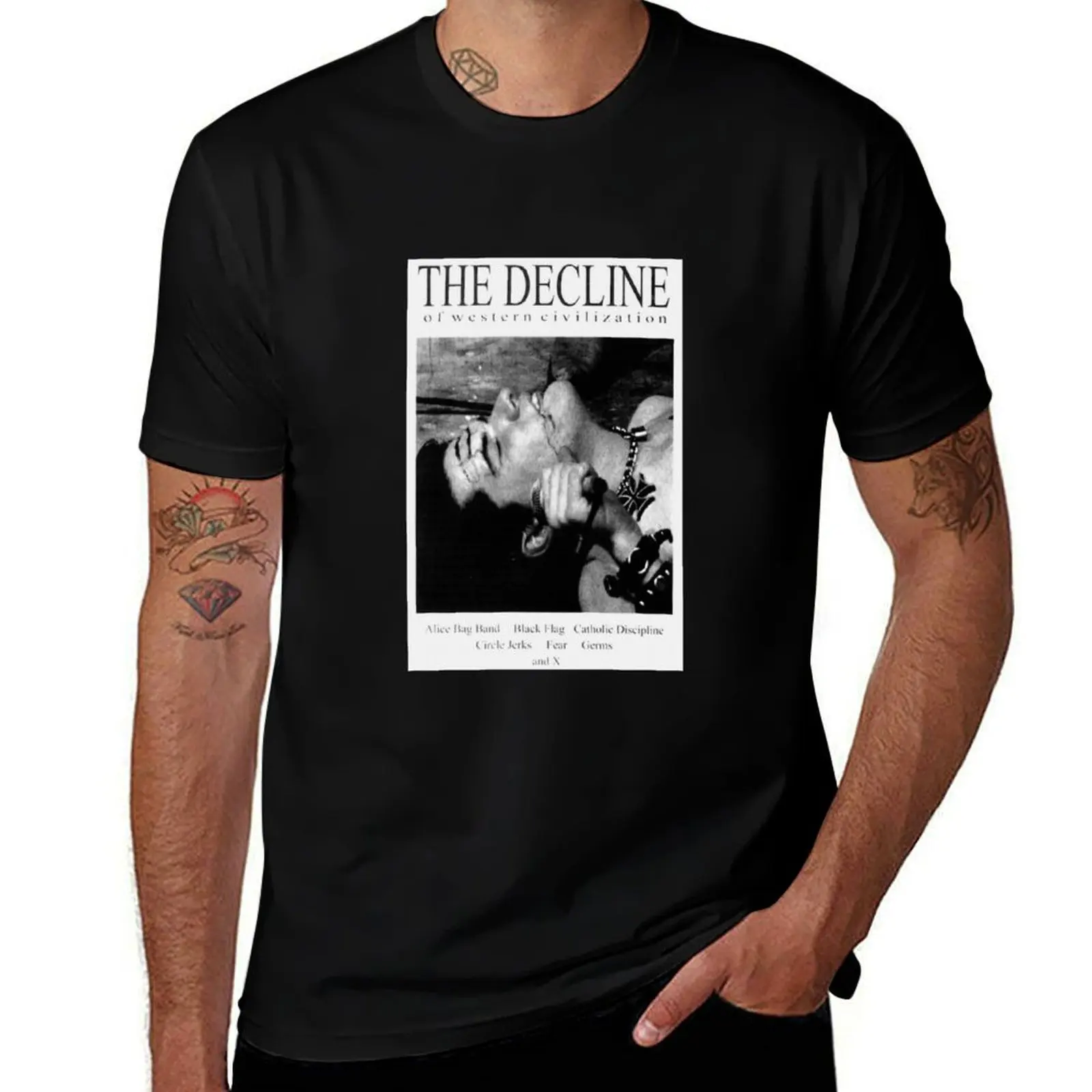 

The Decline of Western Civilization Poster T-Shirt Daily Casual Short Sleeve Tee Shirt
