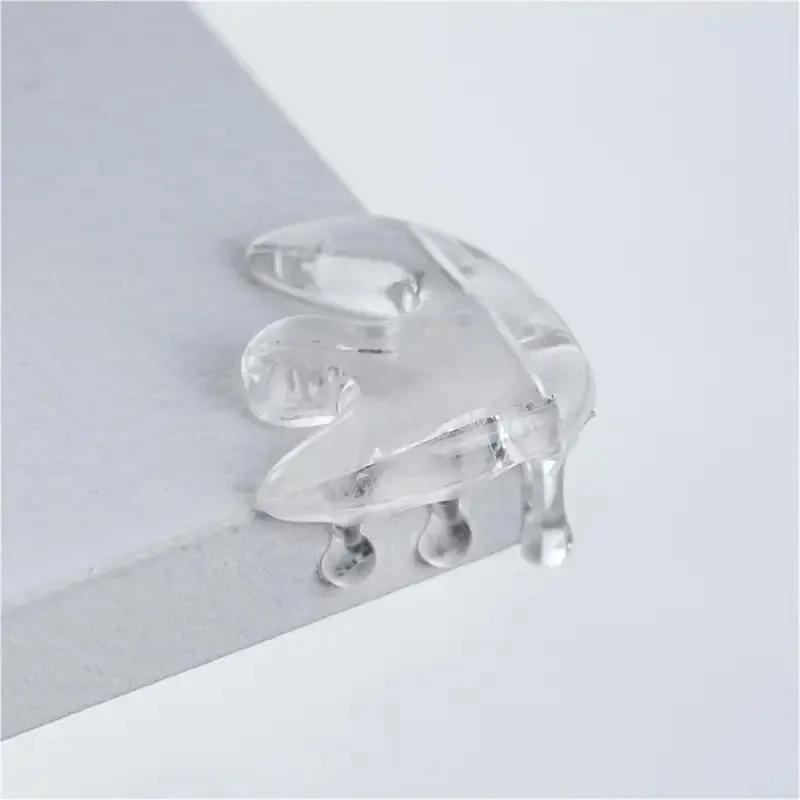 조리대용 코너 가드, 물방울 모양의 충돌 방지 쿠션, 두꺼운 어린이 안전 보호대, 4개.