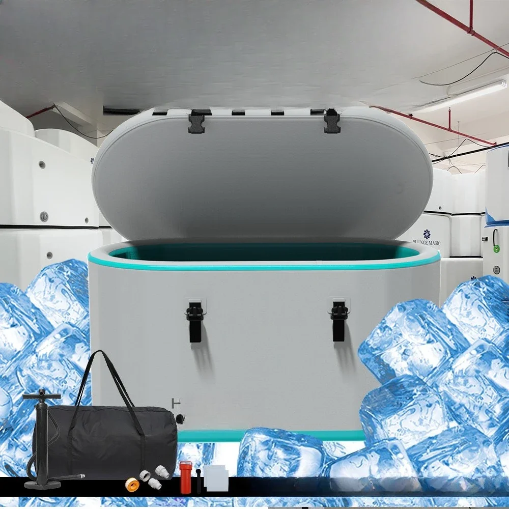 Portable cold therapy folding tub inflatable bathtub ice tub