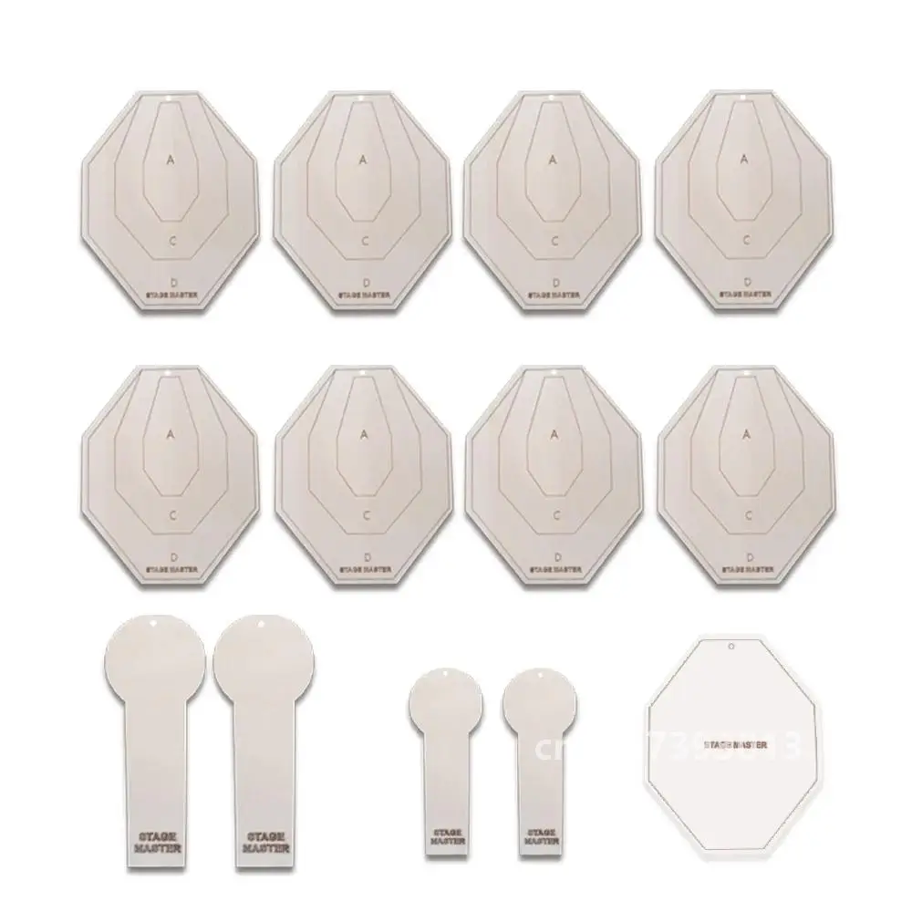 IPSC/IDPA Dry Fire Target Set Shooting Targets, Long-Distance Simulation Mini Target-Suitable for Rubber Guns and Laser Guns