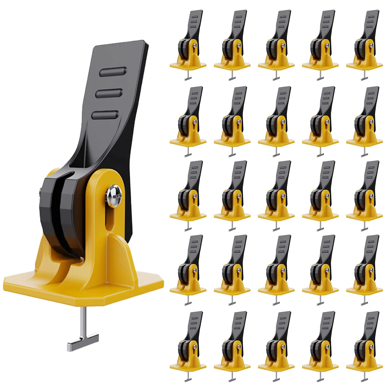 100Pcs sistema di livellamento per piastrelle riutilizzabile distanziatori per livellatori per piastrelle per pavimenti a parete strumenti per la costruzione di piastrelle Anti-Lippage