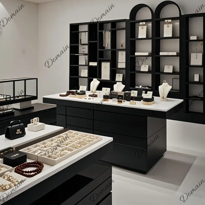 Jewelry Display Cabinet Jewelry Jade Glasses Display Clothing Store Nakajima Crafts Glass Display Stand