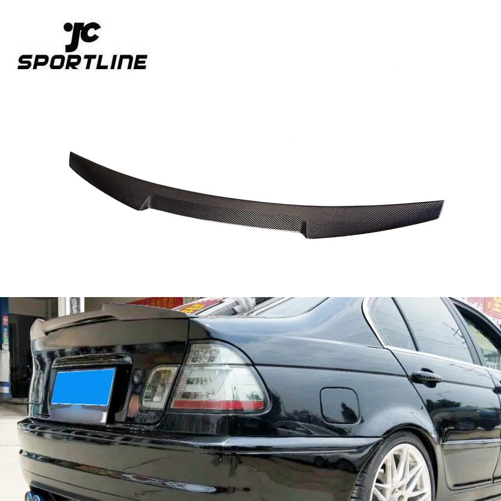 Carbon Fiber M3 Rear Trunk Spoiler Wing For E46 3 Series 4-DR Sedan 1998-2005