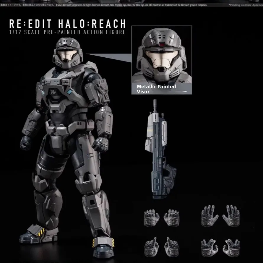 

Kani/2 Reach Spartan B32 T 6-й сержант, длинная подвижная Коллекционная модель игрушки для взрослых, ПВХ, Sto, доступна