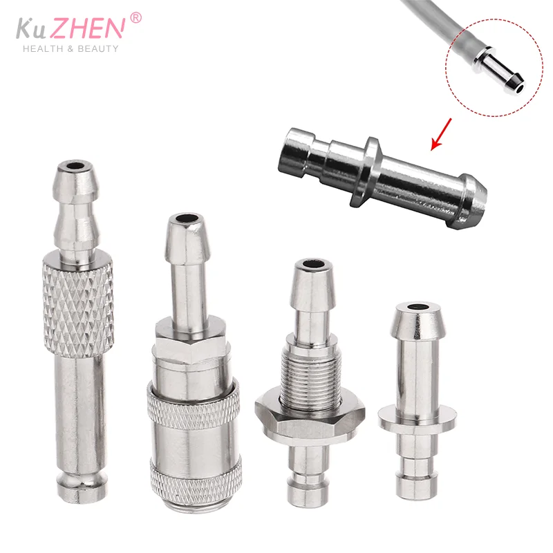 Metal Air Hose Connector NIBP Adapter Blood Pressure Meter BP Cuff Joint Link Male Female Quick Connection Bayonet Airway Joints