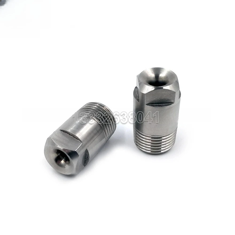 

HH-W High Pressure Atomizing Nozzle SS Full Cone Spray Nozzle, 1/4" 3/8" 1/2" BSPT NPT External Thread