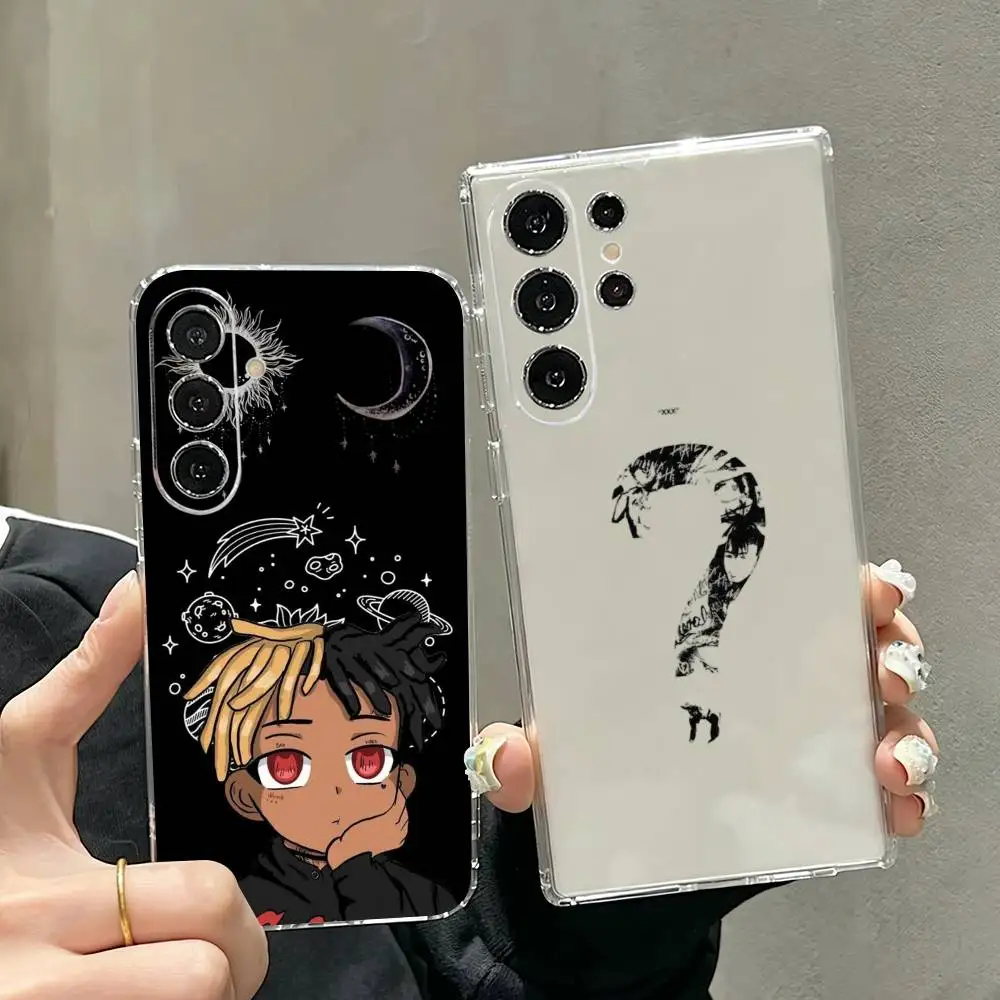 xxx xxxtentacion-n Чехол для телефона Samsung S25, S24, S21, S22, S23, S30, Ultra, S20, Plus, Fe, Note, 10, 9, 5G Прозрачный чехол