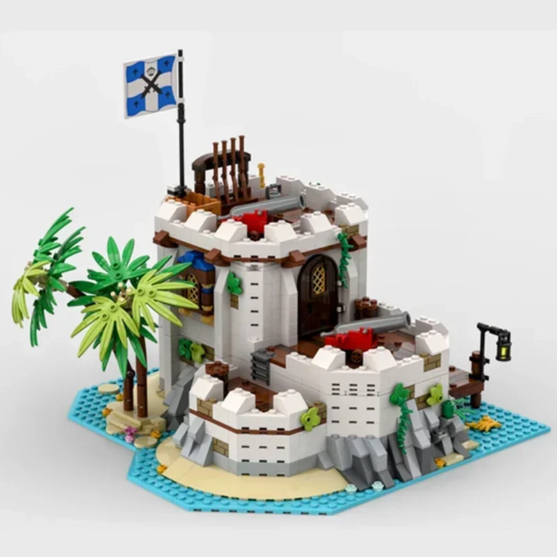 Modello della fortezza medievale Moc Building Bricks Empire Defense Outpost Technology blocchi modulari regalo giocattolo di natale Set fai da te assemblaggio