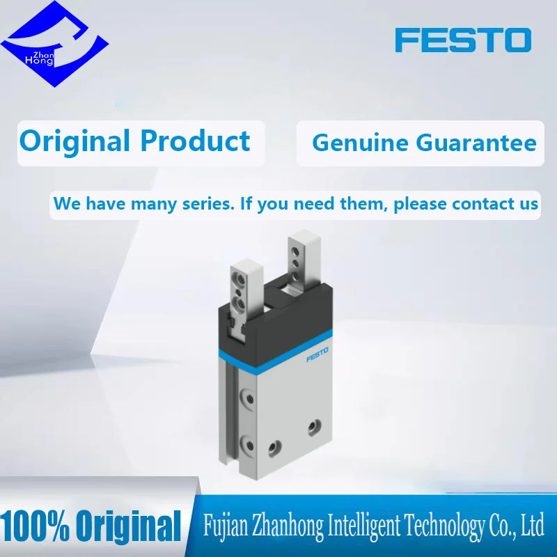 Authentic original FESTO double acting pneumatic parallel gripper, made of high alloy stainless steel material 1254041-DHPS-10-A