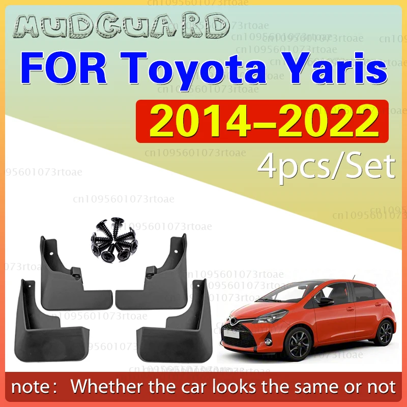 

For Toyota Yaris 2014-2022 XP150 Fender Mudguard Mud Flaps Guard Splash Flap Mudguards Car Accessories 2015 2016 2017 2018 2019