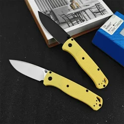 BM 535 Bugout High Quality Folding Pocket Knife 440C Steel Blade Nylon Fiber Handle Outdoor Knife Camping Portable Tool