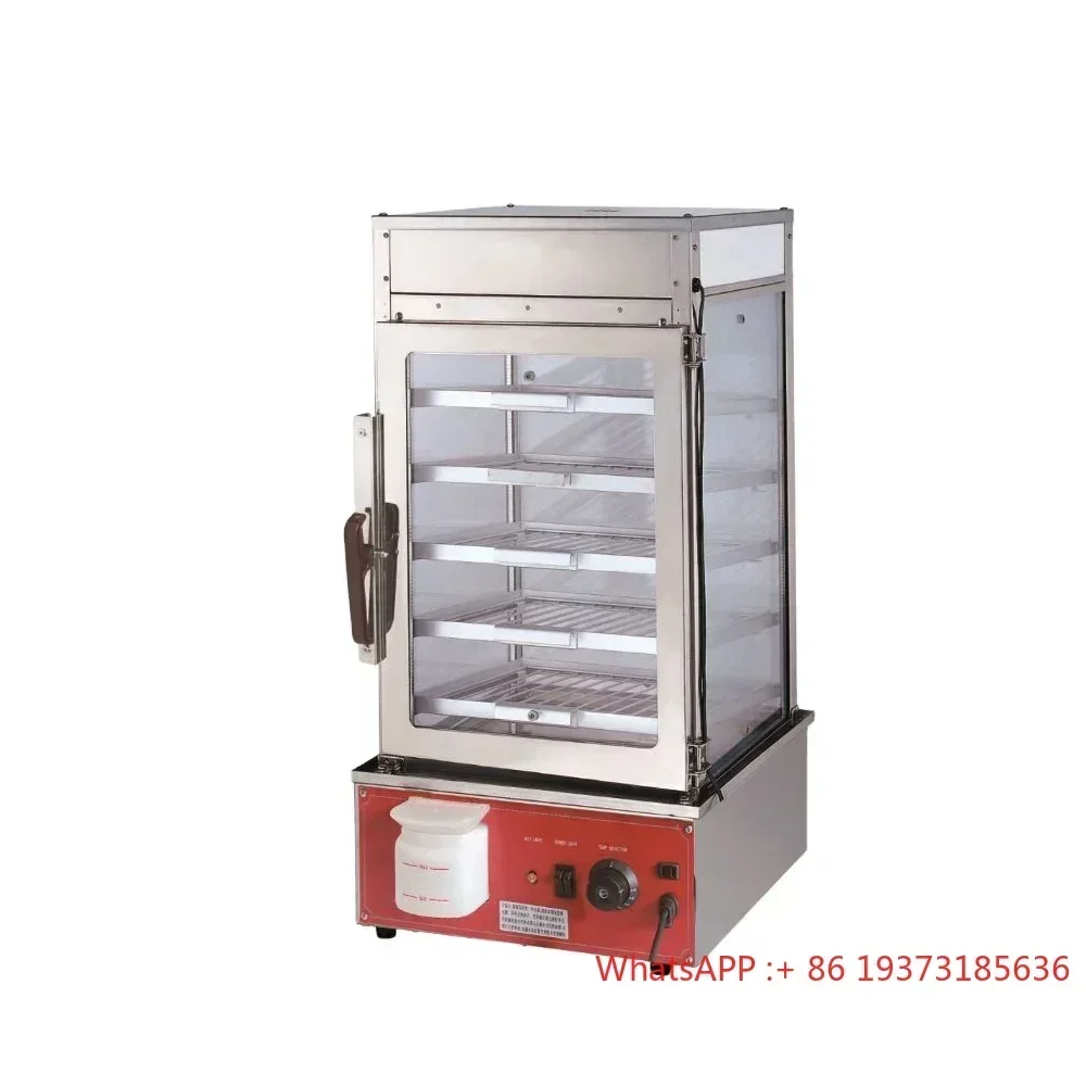 

High Quality Steamed Bun Steamer Machine, Dumpling Bread Warmer Cabinet, Steaming Bun Warmer