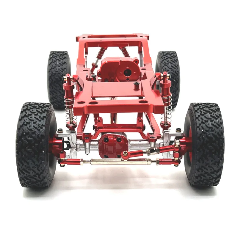 MN 1/12 MN82 LC79 Remote Control Car Metal Upgrade Door Bridge Clamp Tire Shock Absorber Steering Rod Kit