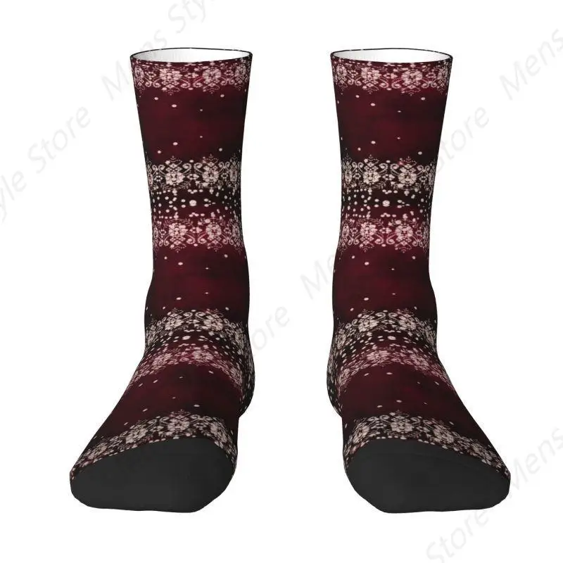 Novelty Mens Sexy Glitter Rhinestone Dress Socks Unisex Breathbale Warm 3D Printing Masquerade Diamonds Crew Socks