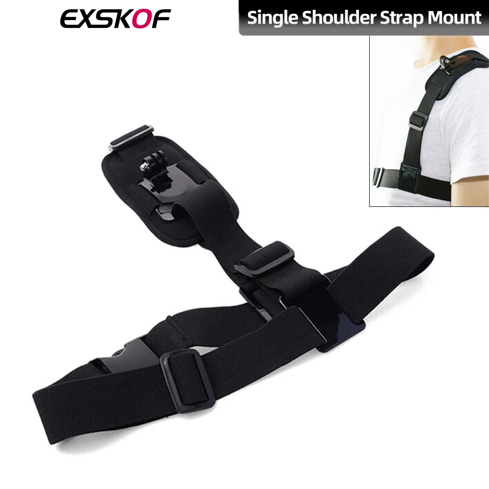 For GoPro Single Shoulder Strap Mount For GoPro Hero 13 12 11 10 9 8 7 6 Insta360 X4 X3 DJI Action 4 3 Action Camera Accessories