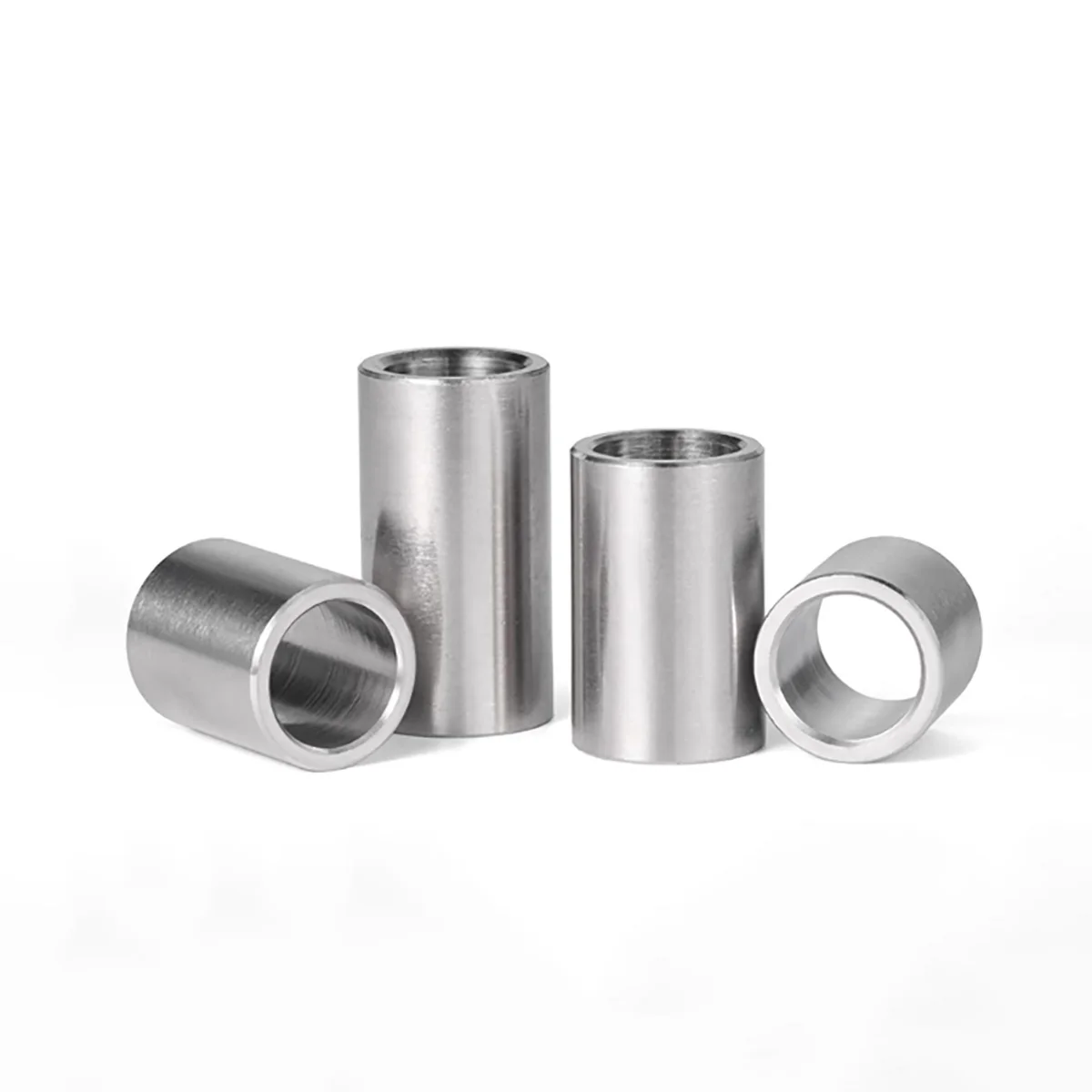 304 Stainless Steel Hollow Liner Bearing Wear-Resistant Spacer Metal Steel Ring Guide Sleeve ID 3-20