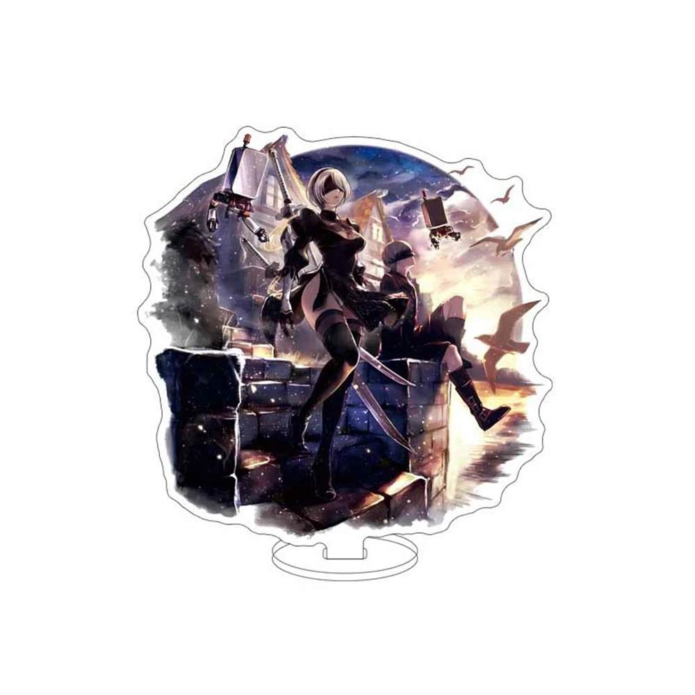 15CM Anime NieR:Automata Acrylic Keychain Stand Model Ornament Accessories Goods Christmas Gifts