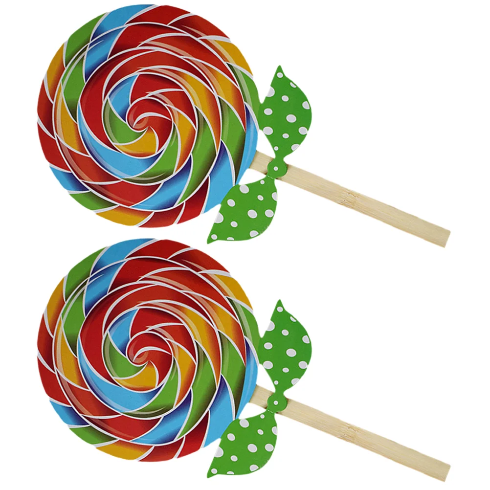 Lollipop Craft Prop Decorative Fake Model Candy Photo Booth Adornment Kids Toy Food Props Floss Sugar